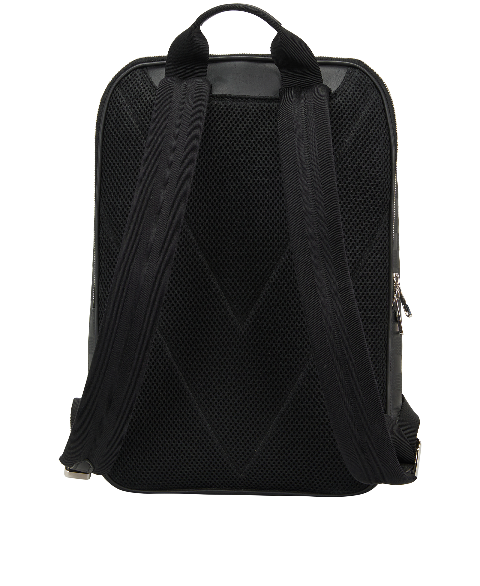Large Michael Backpack, &pound;995, Handbags, Black, Canvas, Back view